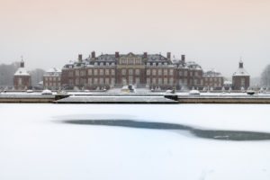 Water castle Nordkirchen in winter, Münsterland, North Rhine-Westphalia, Germany Water castle Nordkirchen in winter, Münsterland, North Rhine-Westphalia, Germany